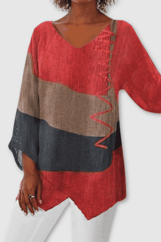 BLUSA DISEÑO MODERNO SEMIFORMAL