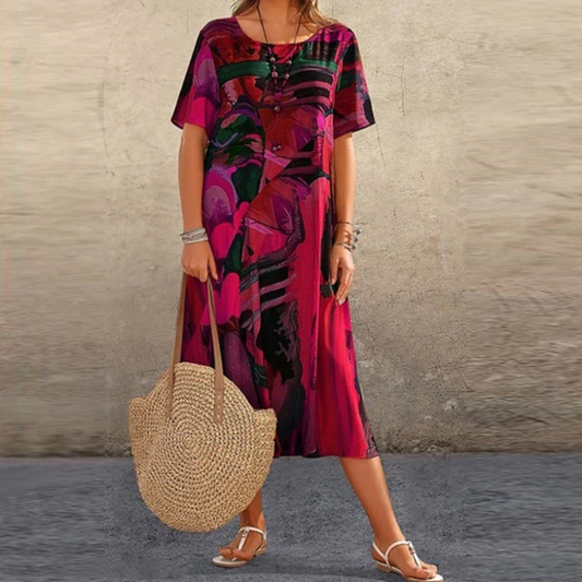 VESTIDO DISEÑO CONTEMPORANEO ARTISTICO