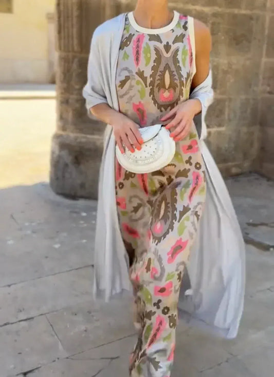 VESTIDDO LARGO ESTILO BOHEMIO
