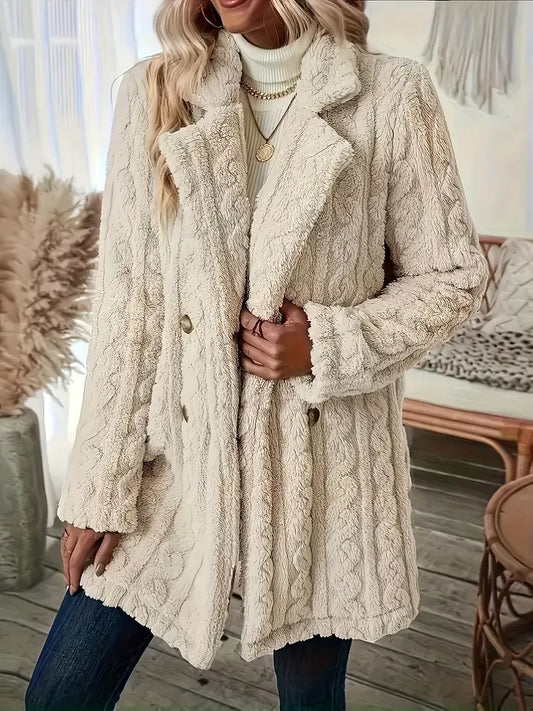 ABRIGO ELEGANCIA CLASICA PARA TEMPORADA FRIA