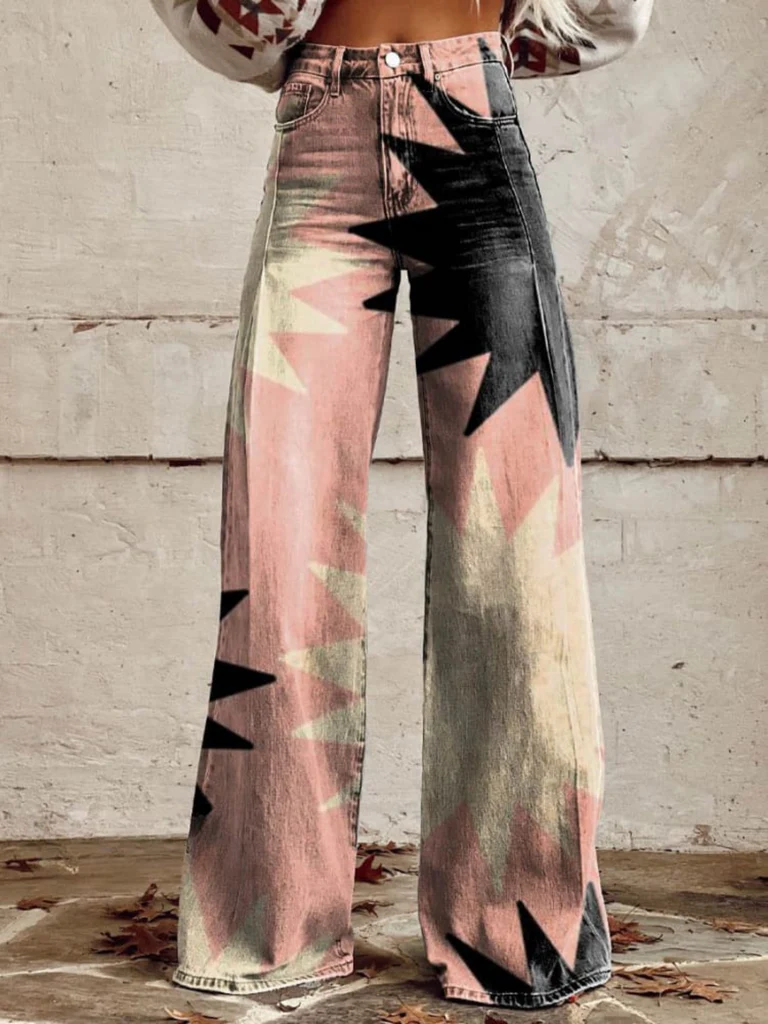 PANTALONES ACAMPANADOS MELOCOTON