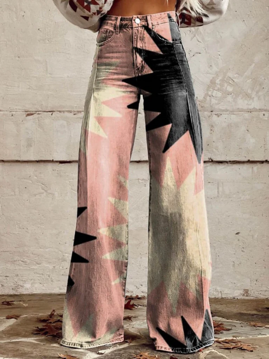 PANTALONES ACAMPANADOS MELOCOTON