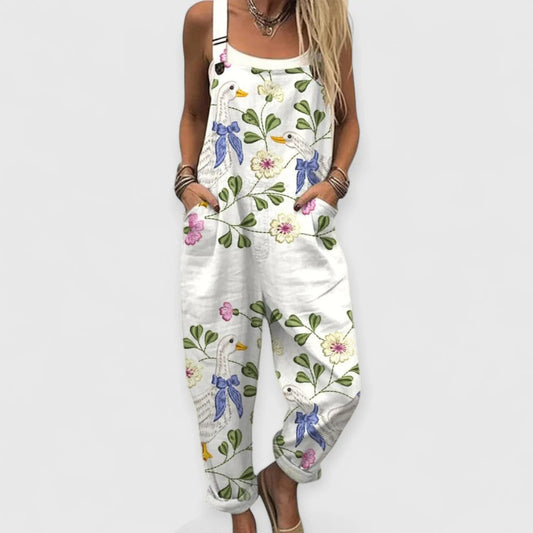 OVEROL FLORAL SILVIA