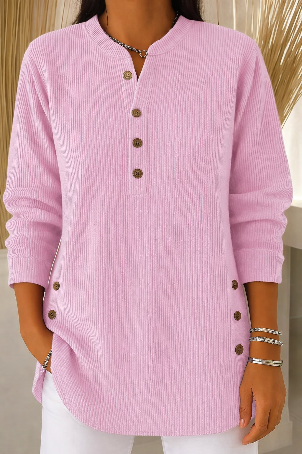 SUÉTER DE PUNTO HOLGADO DE MANGA LARGA